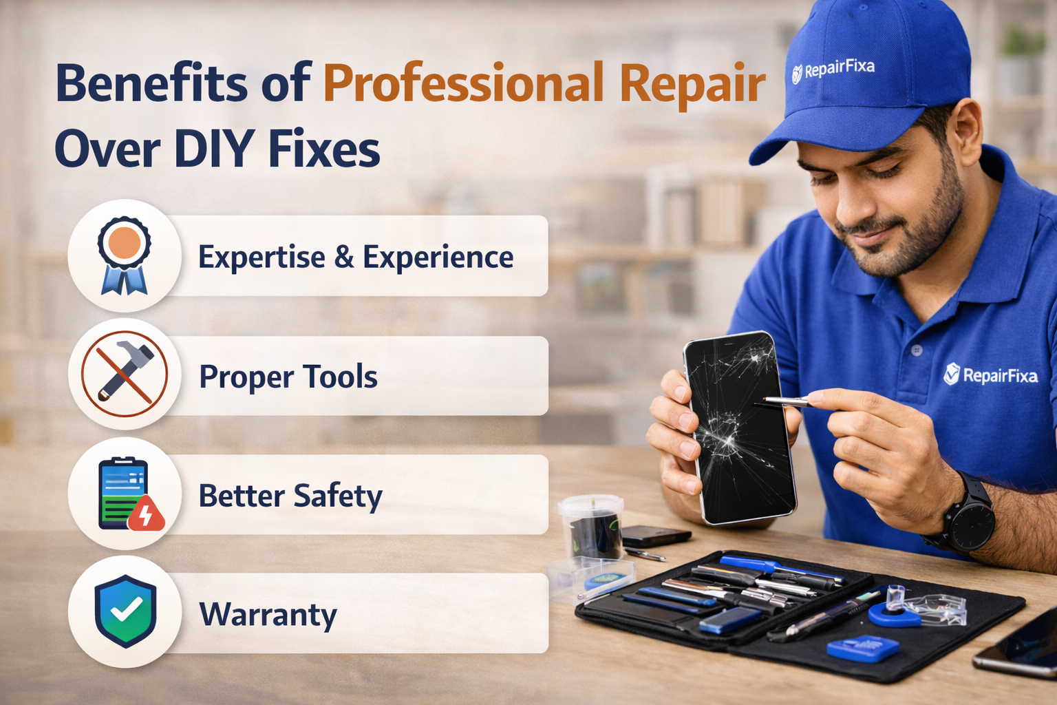 Benefits of Professional Repair Over DIY Fixes